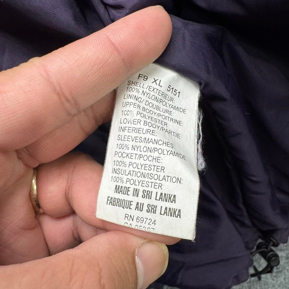 Columbia Sportswear Jacket Women's XL Purple Teal Vintage Insulated Winter Coat - Picture 9 of 16